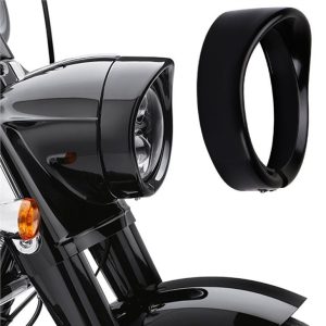 Morsun 7 tuuman pyöreä LED-moottoripyörän ajovalojen rengaskannatin Harley FLD: lle