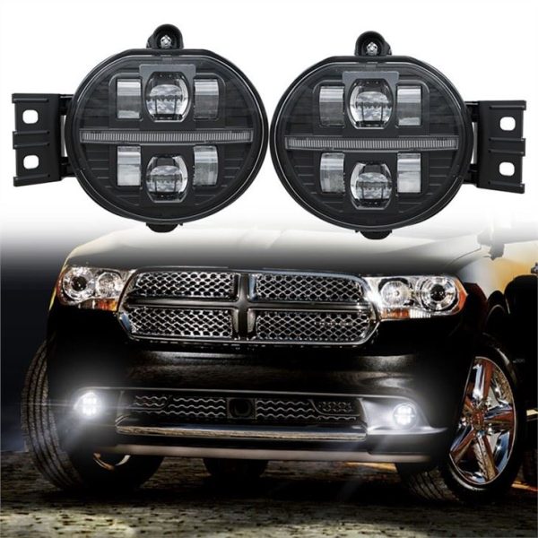 Morsun-päivitys LED-sumuvalo Dodge Ram Durango -lisävarusteille 1500 2500 3500 LED-puskurin ohivalo